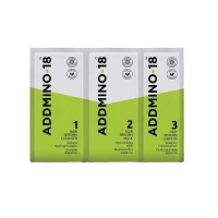 Addmino-18 Retail Kit – Natychmiastowa odbudowa włosów zniszczonych | Zestaw 10 ml + 10 ml + 5 ml